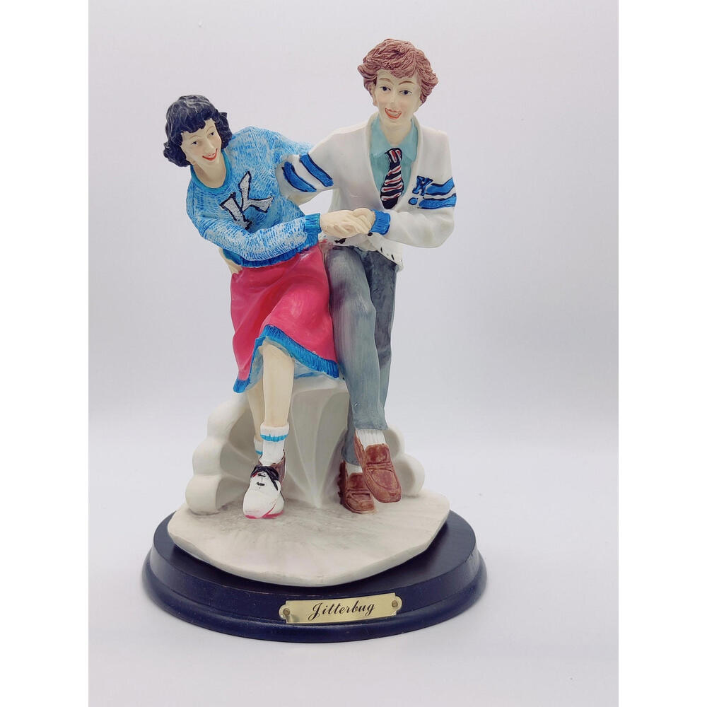 Vintage Jitterbug 9.5" Dance Sculpture 1989 A E P Albert E Price Bellmawr NJ TW - Picture 3 of 13